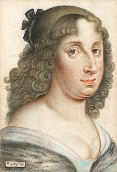 スウェーデンの女王クリスティーナの肖像 1626-1689、1657 作： Johann Septimius Jörger von Tollet