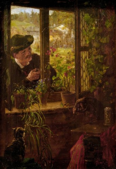 窓際 作： Johann Sperl