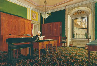 皇帝フランツ 2 世 (I) の書斎 作： Johann Stephan Decker