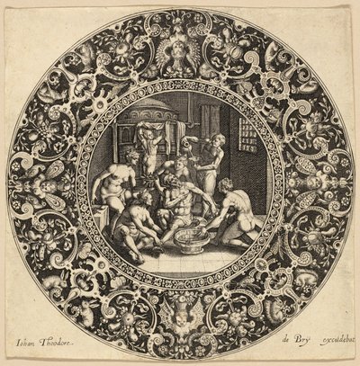 サルダナパルスの浴場 作： Johann Theodor de Bry