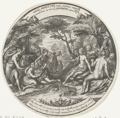 ダイアナがカリストの妊娠を発見 作： Johann Theodor de Bry