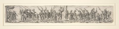 旗手で行進する兵士 作： Johann Theodor de Bry
