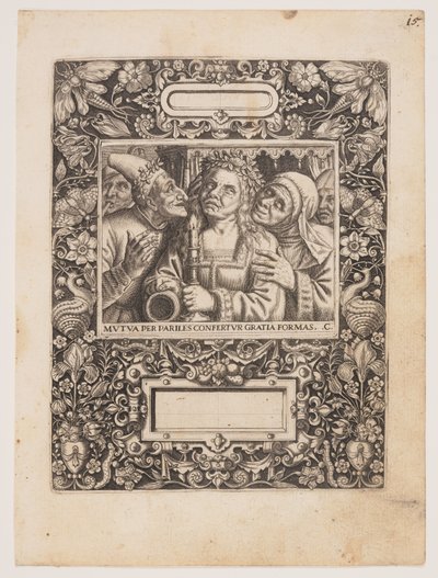 Emblemata Nobilitati et Vulgo Scitu Digna』のプレート 作： Johann Theodor de Bry
