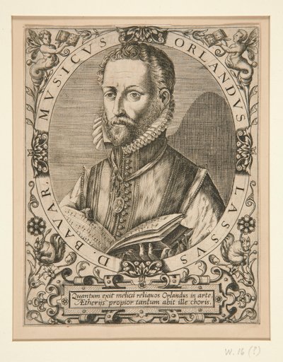 J.J. の Orlando Lassus の肖像。 ボアサール、 作： Johann Theodor de Bry