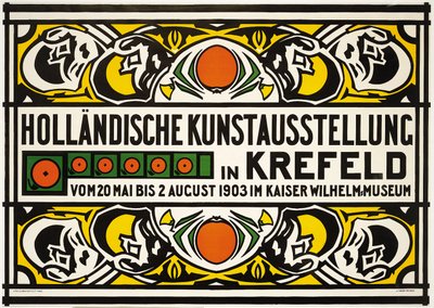 オランダ美術展、1903 作： Johan Thorn Prikker