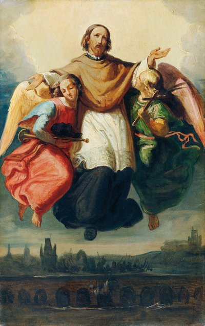ネポムクの聖ヨハネの栄光 作： Johann  Till der Jüngere