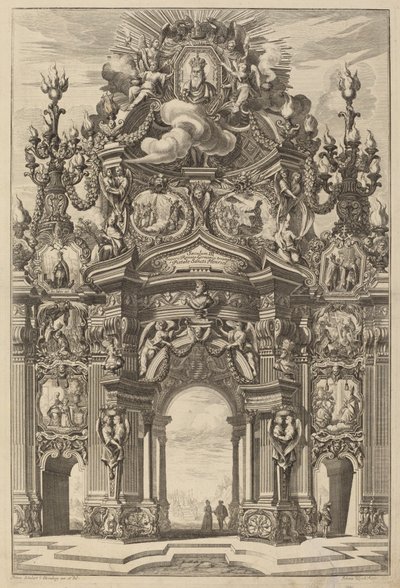 ヘンリー 2 世の凱旋門 作： Johann Ulrich Kraus, after Peter Schubert von Ehrenberg