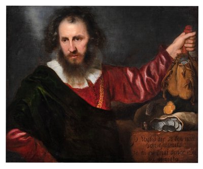 貪欲の寓意（または現実）、1670〜75年頃（裏地のないキャンバスに油彩） 作： Johann Ulrich Mayr