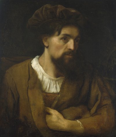 哲学者の肖像（キャンバスに油彩） 作： Johann Ulrich Mayr