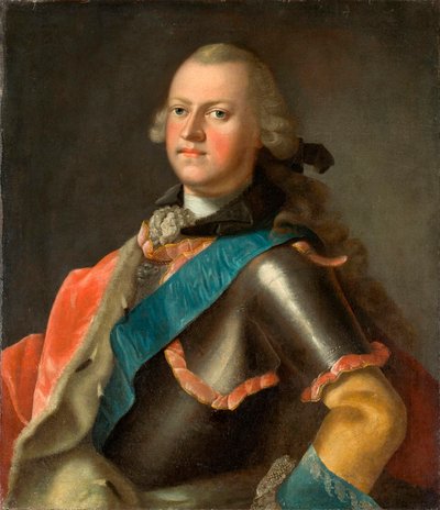 ザクセン＝ヒルトブルクハウゼン公エルンスト・フリードリヒ3世カール（1727～1780年） 作： Johann Valentin Tischbein