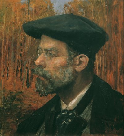 画家テオドール・フォン・ヘルマン 作： Johann Victor Krämer