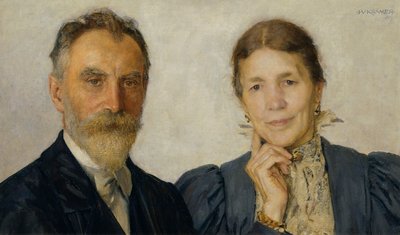 アーティストの両親 作： Johann Victor Krämer