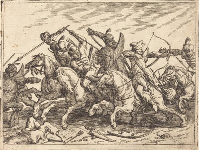 さまざまな戦いの気まぐれ 作： Johann Wilhelm Baur