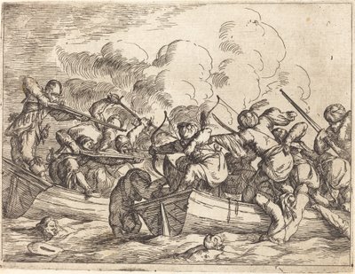 様々な戦いの気まぐれ、1635年。 作： Johann Wilhelm Baur