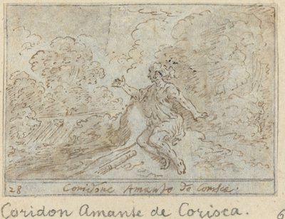 コリドーネ「コリスカの恋人」1640年 作： Johann Wilhelm Baur