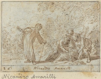 ニカンドロとアマリリ、1640年。 作： Johann Wilhelm Baur