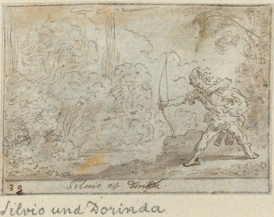 シルヴィオとドリンダ、1640年。 作： Johann Wilhelm Baur