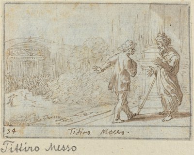 Titiro and Messo, 1640. 作： Johann Wilhelm Baur