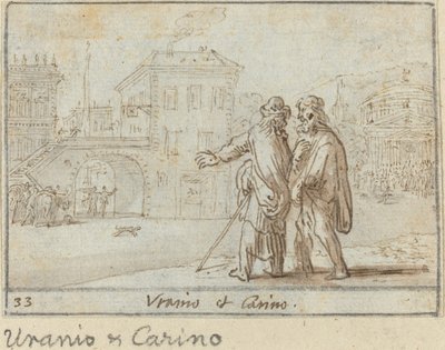 ウランとカリーノ、1640年。 作： Johann Wilhelm Baur
