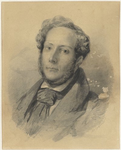 ヨハン ヴィルヘルム カイザー (I) の自画像 作： Johann Wilhelm Kaiser (I)
