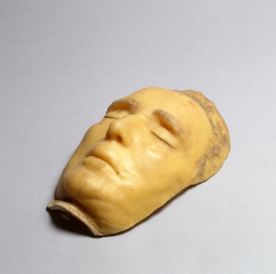フレデリック2世のデスマスク、ヘッセカッセルのランドグレイブ、1785年（ワックスと髪） 作： Johann Wilhelm Kirchner