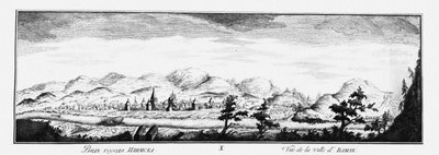 イリムスクの眺め、1735年頃 作： Johann Wilhelm Lürsenius