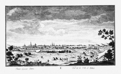 タラの眺め、1735年頃 作： Johann Wilhelm Lürsenius