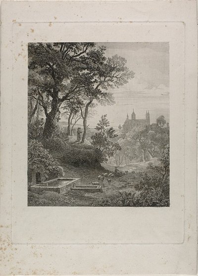 春の訪れ 作： Johann Wilhelm Schirmer