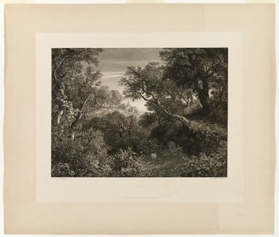 広大なドイツの風景 作： Johann Wilhelm Schirmer