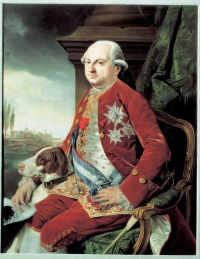フェルディナンドフォンブルボンパルマ-ゾファニー 作： Johan Joseph Zoffany