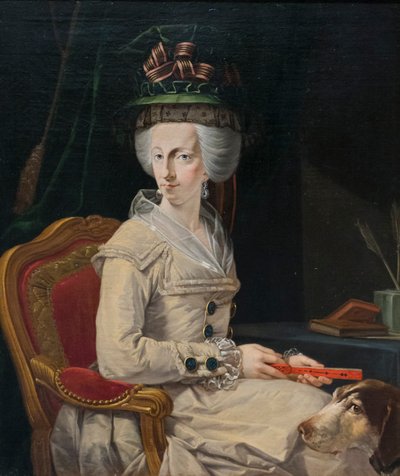 オーストリアのマリア・アマリア 1778-79年頃 油彩・カンヴァス 作： Johann Zoffany