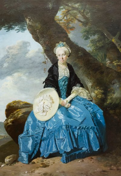 オズワルド夫人 作： Johann Zoffany