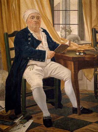 エネモンド・アレクサンドル・プティトの肖像」ヨハン・ゾファニー（1733-1813）作 作： Johann Zoffany