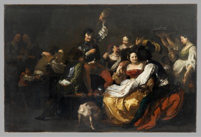 1625年以降の兵士と売春婦との歓楽 作： Johann after Liss or Lis or von Lys