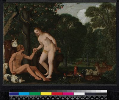 アダムとイブの楽園、1629 作： Johann or Hans Konig
