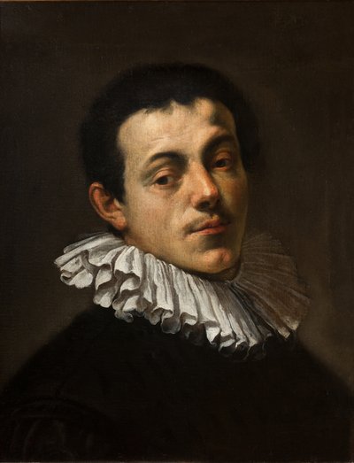 画家ジョセフ・ハインツの肖像、1584-85 作： Johann or Hans von Aachen