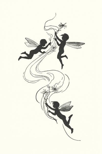 ヨハンナ・ベックマンのシルエット（リトグラフ） 作： Johanna Beckmann