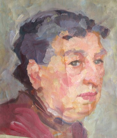 女性の肖像 作： Johanna Kampmann Freund