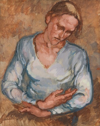腕を組んだ女性 作： Johanna Kampmann Freund