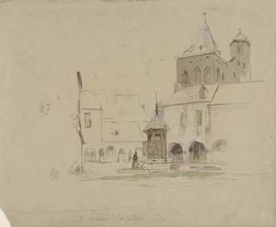 ケルンの S. Maria im Kapitol の広場の書斎 作： Johannes Bosboom