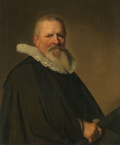 ピーター・ヤコブス・スカウト (1570-1645)、ハーレム市長 作： Johannes Cornelisz. Verspronck