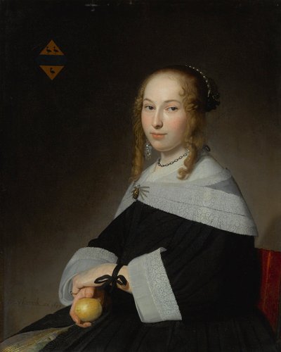 マーガレット・ディクス（1634-1697）の肖像 作： ヨハネスコルネリスヴェルスプロンク