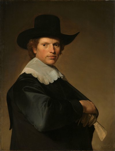 男の肖像 作： Johannes Cornelisz. Verspronck