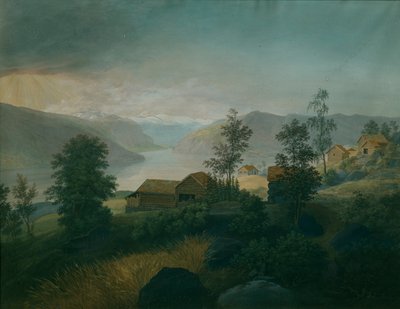 Gudbrandsdalen より (キャンバスに油彩) 作： Johannes Flintoe
