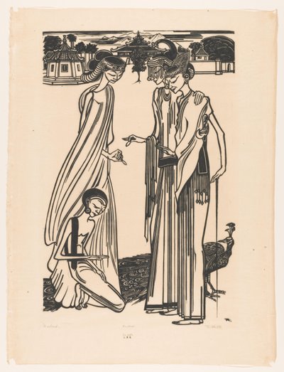 De aalmoes (オブジェクトの元のタイトル) 作： Johannes Frederik Engelbert ten Klooster (signed by artist)