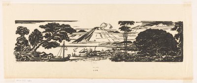 De baai (オブジェクトの原題) 作： Johannes Frederik Engelbert ten Klooster (signed by artist)