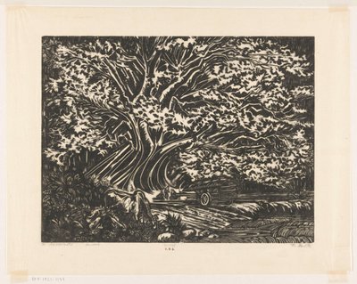 The resting place (オブジェクトの原題) 作： Johannes Frederik Engelbert ten Klooster (signed by artist)