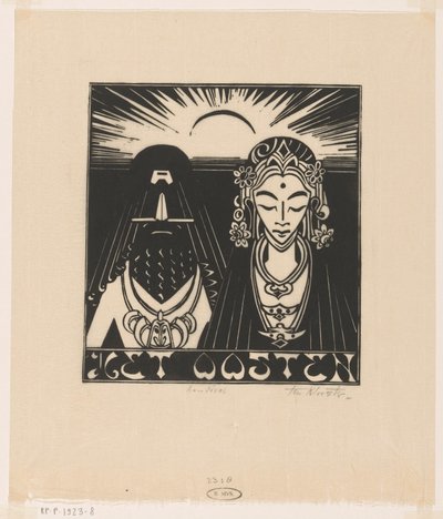 東 (オブジェクトの元のタイトル) 作： Johannes Frederik Engelbert ten Klooster (signed by artist)