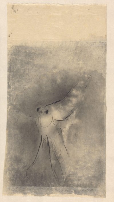 エンゼルフィッシュ 作： Johannes Frederik Engelbert ten Klooster (signed by artist)