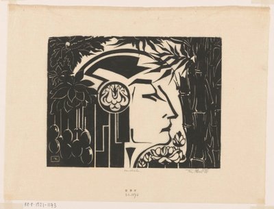 マレー人女性（原題） 作： Johannes Frederik Engelbert ten Klooster (signed by artist)